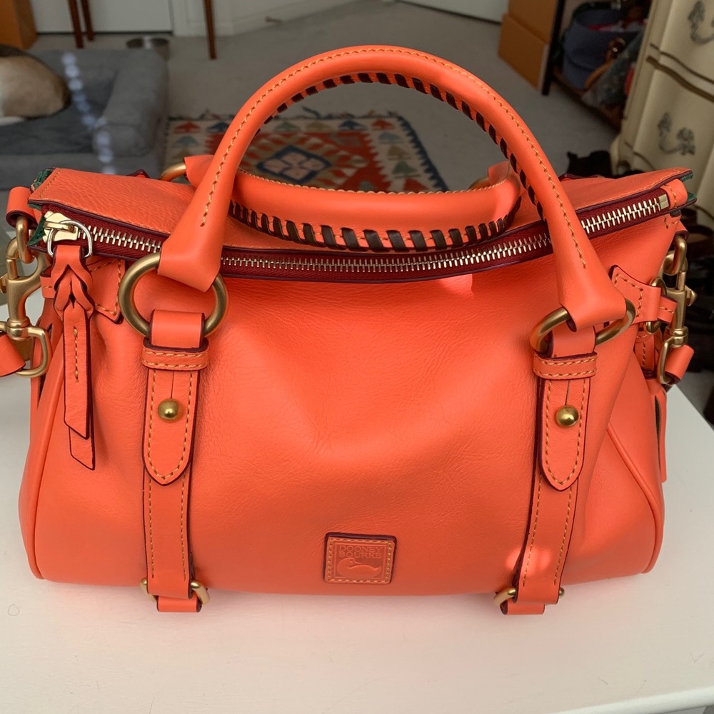 Dooney & Bourke Florentine Salmon Small Satchel